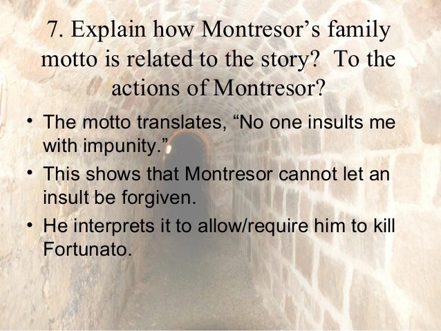 How did fortunato insult montresor