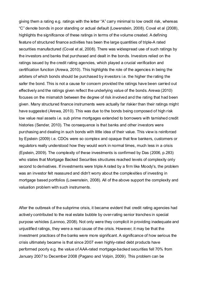 The Yellow Wallpaper Critical Essay Giving Thesis Statement Examples For Argumentative Essays also Graduating From High School Essay The Causes Of The Financial Crisis Investigative Study English Essays