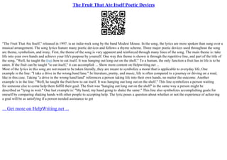 The Cave Poetic Devices | PPT
