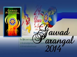 Gawad
Parangal
2014
 