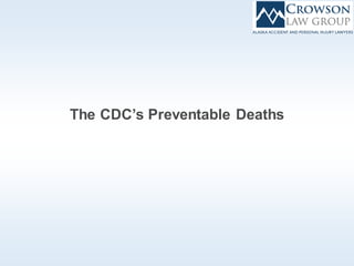 The CDC’s Preventable Deaths
 