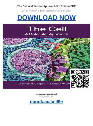 The Cell A Molecular Approach 9th Edition PDF | PDF