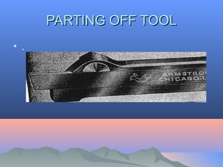 The centre lathe | PPT