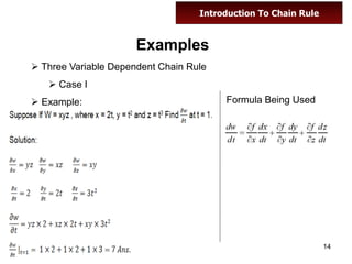 The Chain Rue (Three Varaibles Dependent) | PPTX