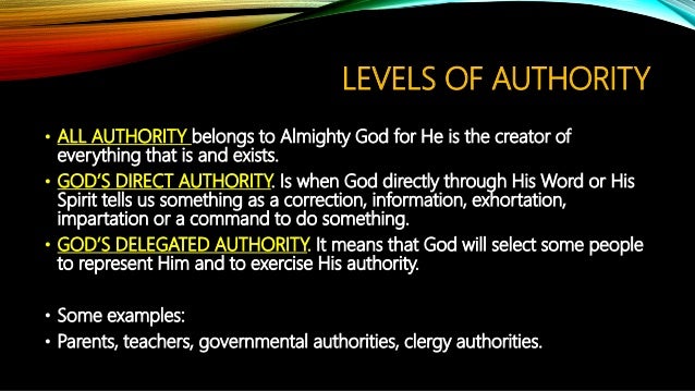 The Chair Of Authority