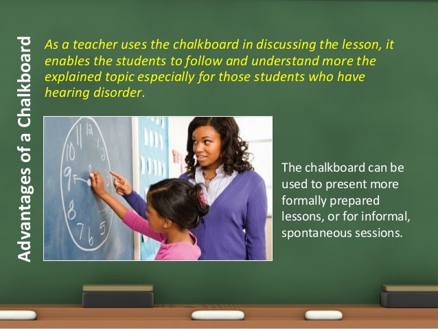 the chalkboard