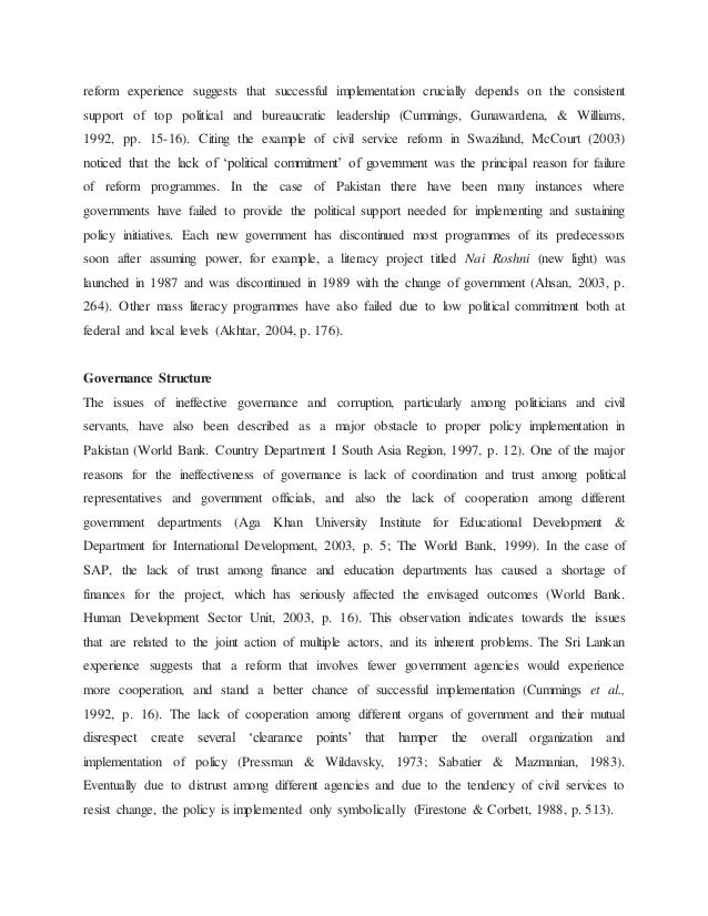 Social policy essay