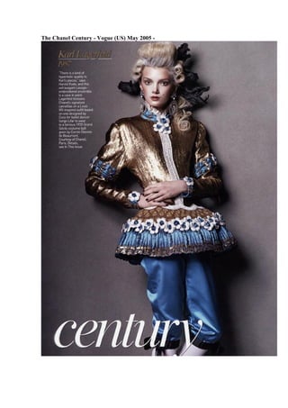 The Chanel Century - Vogue (US) May 2005 -
 
