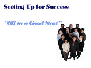 W is this Important?
hy
SU

• A "good start" is essential to long-term success
• Even straightforward projects must be "sc...