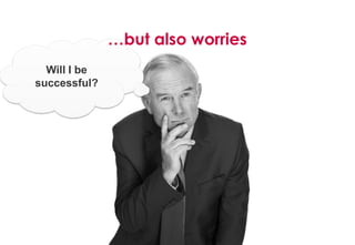 Left stamp                                                                        Backup         Right stamp




                                                                        …but also worries
Title area


Sub-title area




               Will I be
             successful?




                                                                               Point of origin




Drawing area


Footnote area. Drawing area base to shift according to footnote level
 