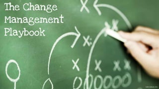 The Change
Management
Playbook
Keith Chisholm 2014
 