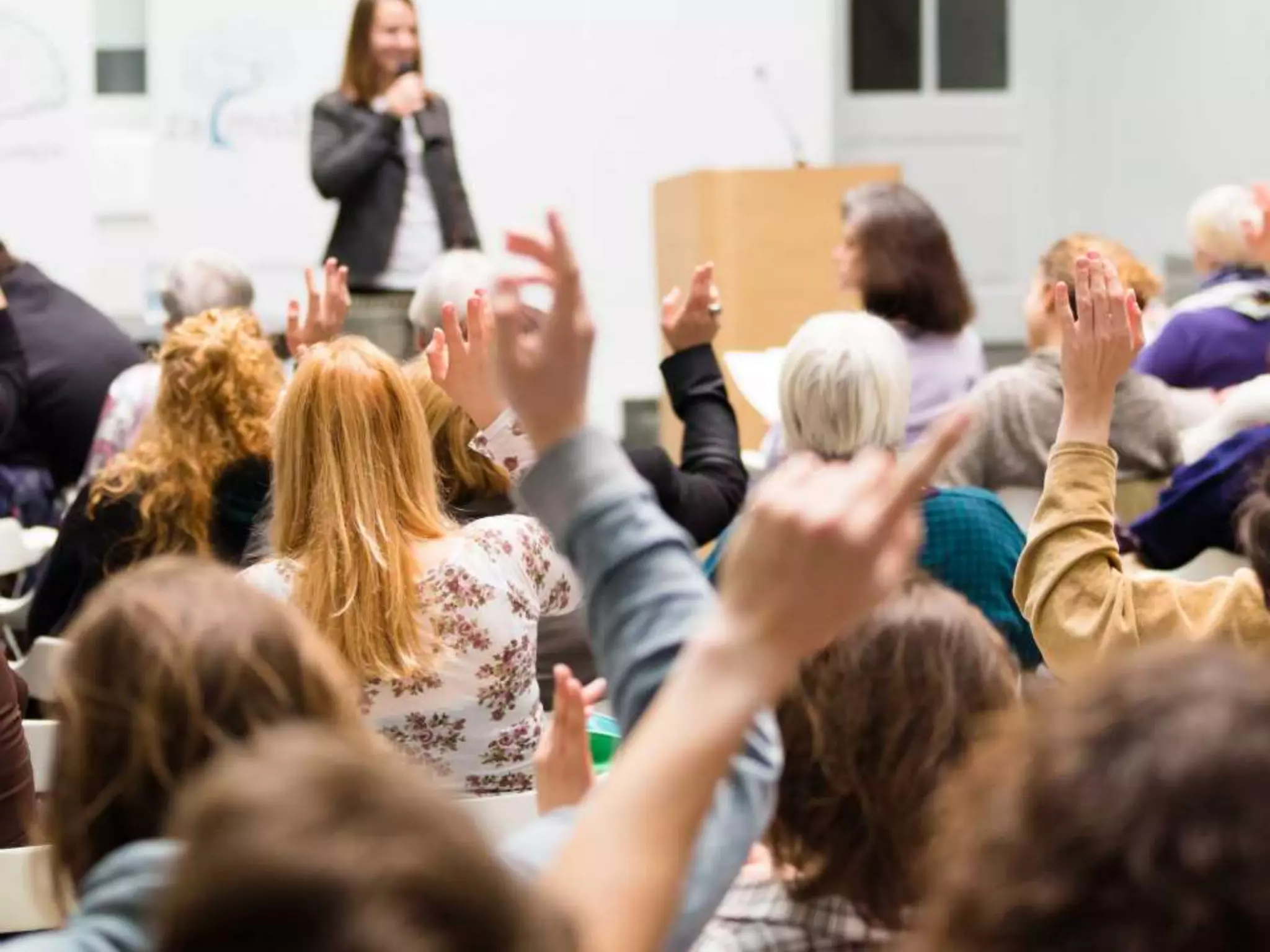 The hope: Wide awake audience
 