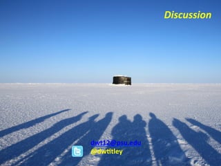 12	
  
Discussion	
  
dwt12@psu.edu	
  
@dw8tley	
  
	
  
 