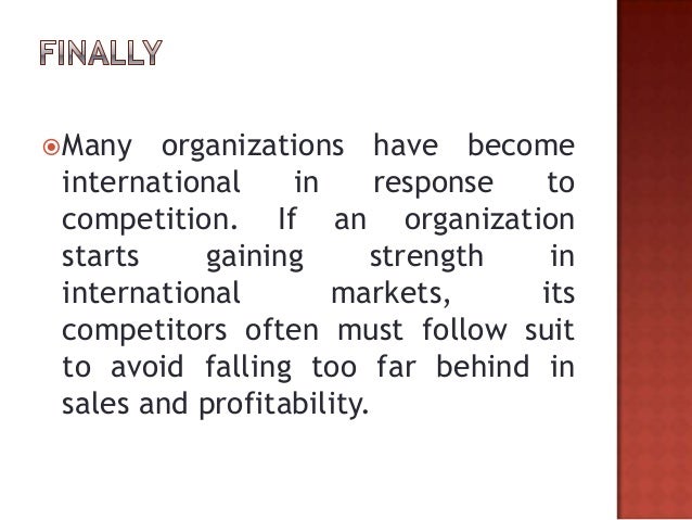 The Changing Environment Of Organizations - 