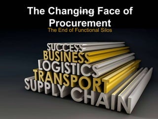 The Changing Face of Procurement The End of Functional Silos 