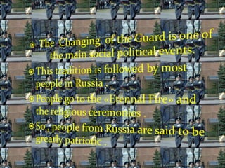 The changing of the guard