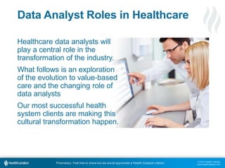 The Changing Role of Healthcare Data Analysts | PPT