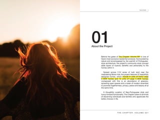 The Chapter - Luxury Homes in Goa | PDF