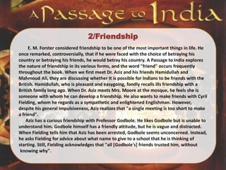 theme of a passage to india