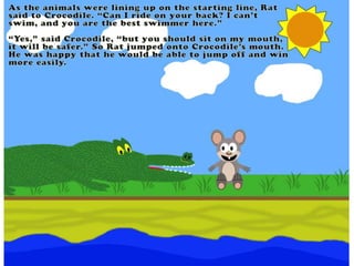 The cheating rat and the crocodile final book