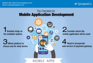 The Checklist for Mobile Application Development