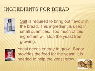 The Chemistry Of Baking Bread | PPTX