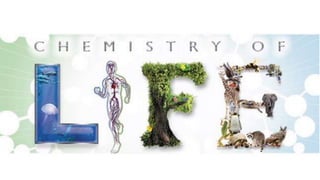 The chemistry of life
 