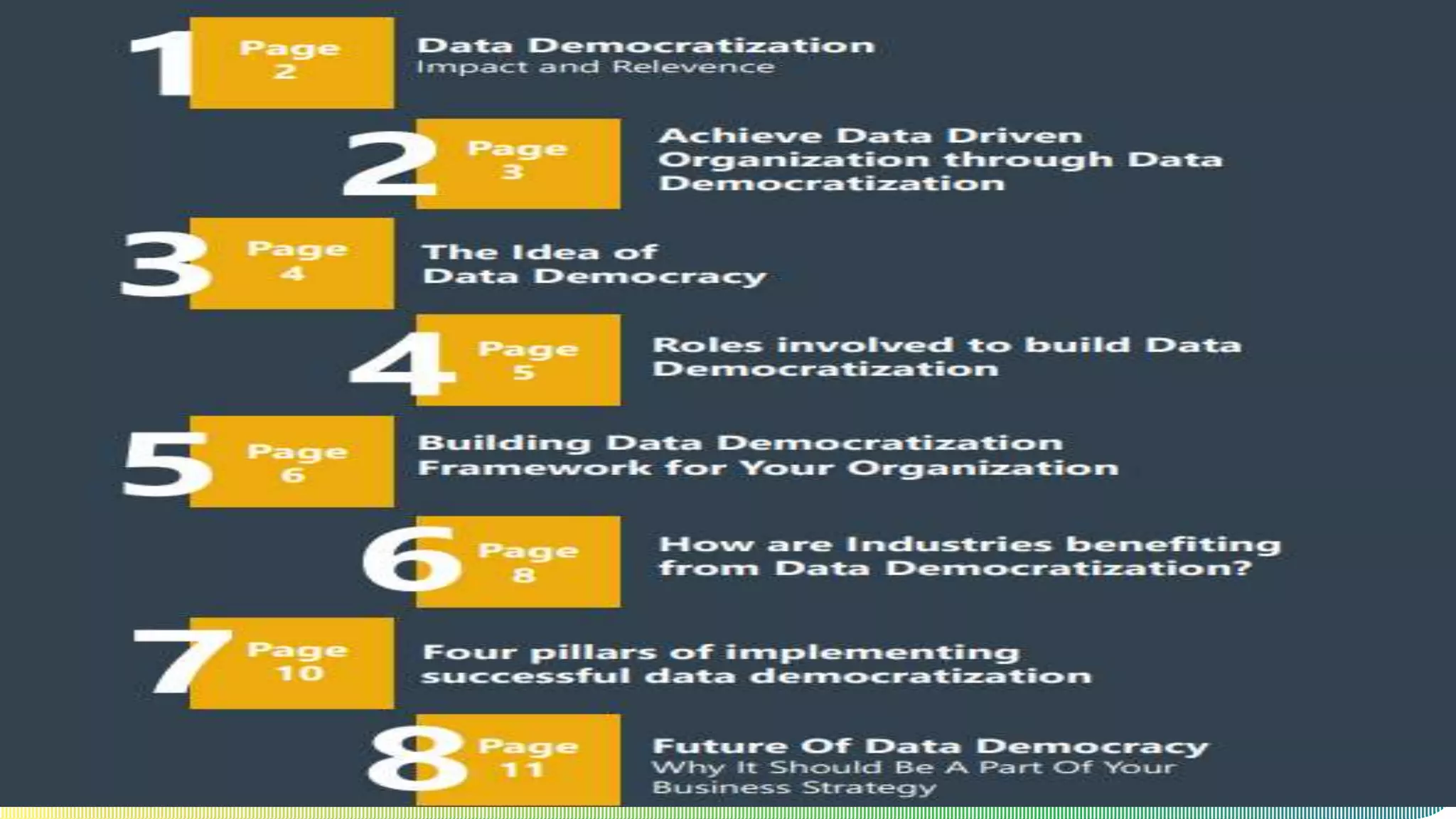 The Chief Data Officer's Guide To Data Democratization | PPT