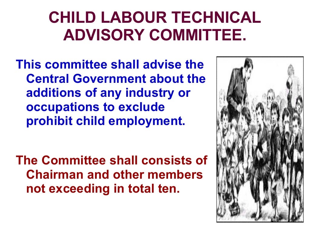 The Child Labour (Prohibition And Regulation ) Act, 1986