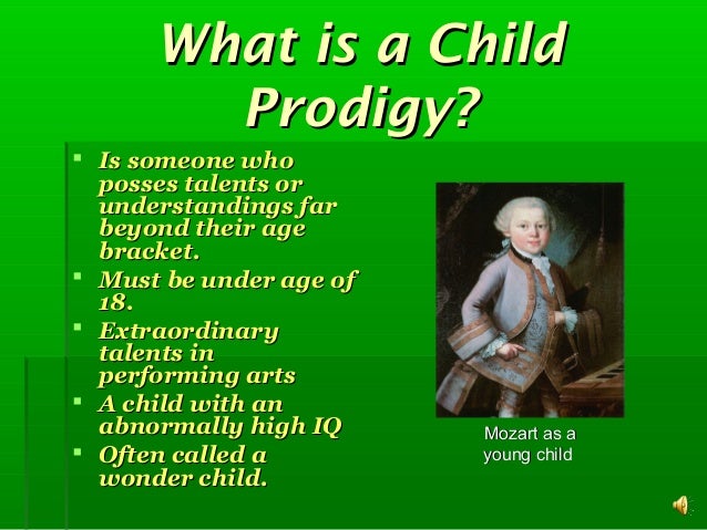 child prodigy