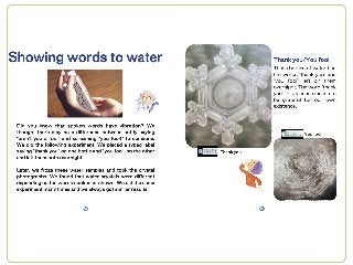 The Message From Water - in English Children's Version