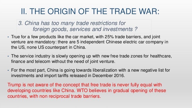 The China Us Trade War