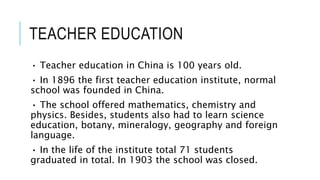 The Chinese Education System | PPTX
