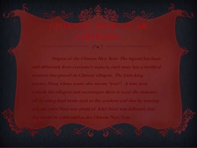 The chinese new year