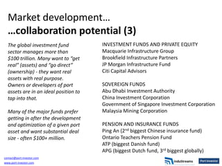 Market development…
  …collaboration potential (3)
  The global investment fund           INVESTMENT FUNDS AND PRIVATE EQU...