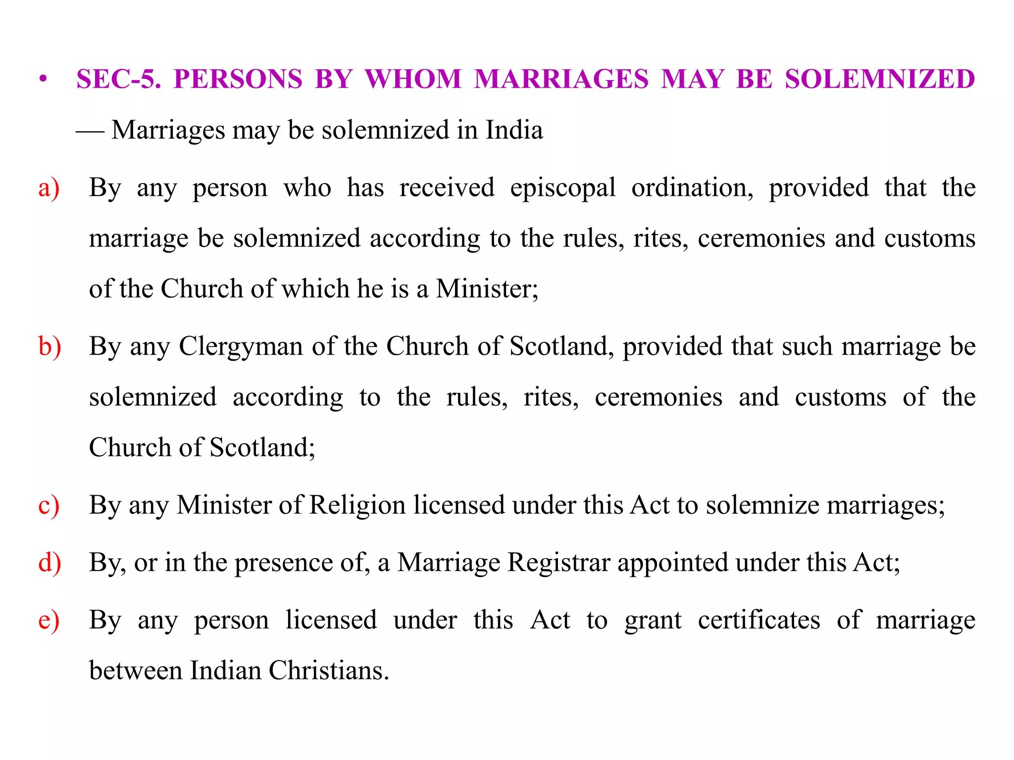 The Christian Marriage Act 1872 PPTX Wedding Personal The christian marriage act 1872 pptx wedding personal