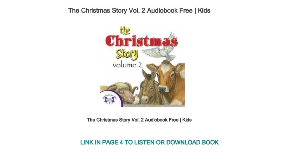 The Christmas Story Vol. 2 Audiobook Free | Kids