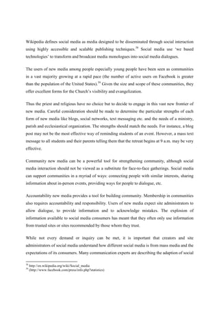 New Media and the Priest and Religious | PDF
