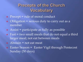 The Church Rules Chapter 26 teachings of the church .pptx