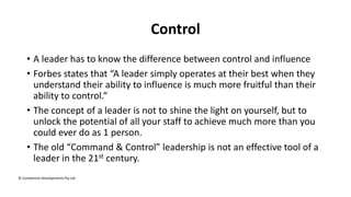 The circle of leadership | PPTX