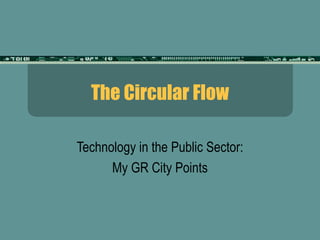 The Circular Flow Technology in the Public Sector: My GR City Points 