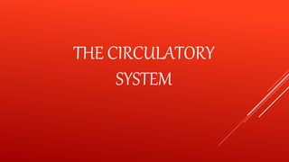 THE CIRCULATORY
SYSTEM
 