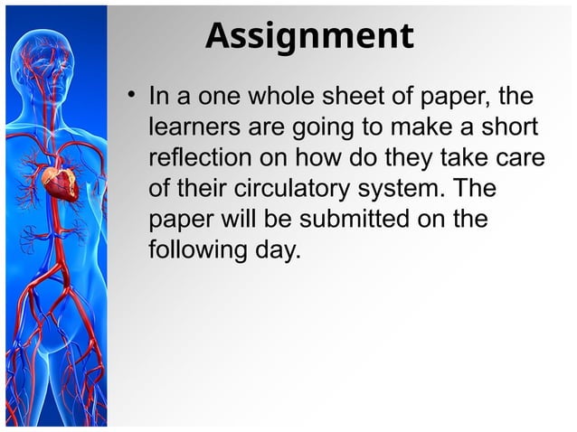 SCIENCE LESSON THE CIRCULATORY SYSTEM .pptx