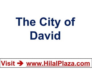 The City of David 