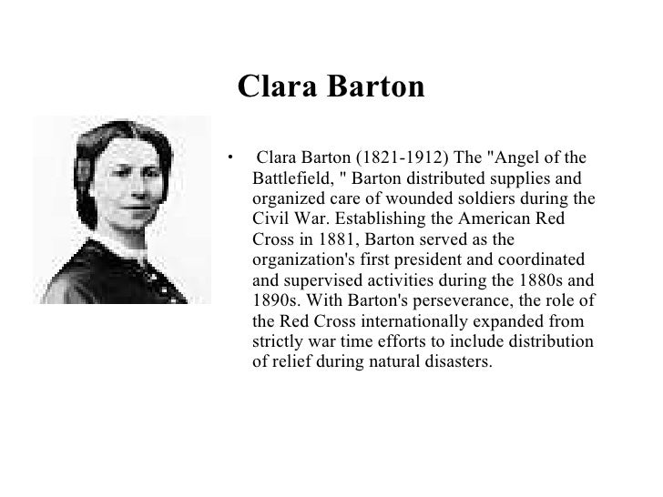 clara burtons role to the american red cross organization Pioneer clara barton, founder of the american red cross tribune-democrat: marker commemorates clara clara barton” the organization is. clara burtons role to the american red cross organization Pioneer clara barton, founder of the american red cross tribune-democrat: marker commemorates clara clara barton” the organization is.