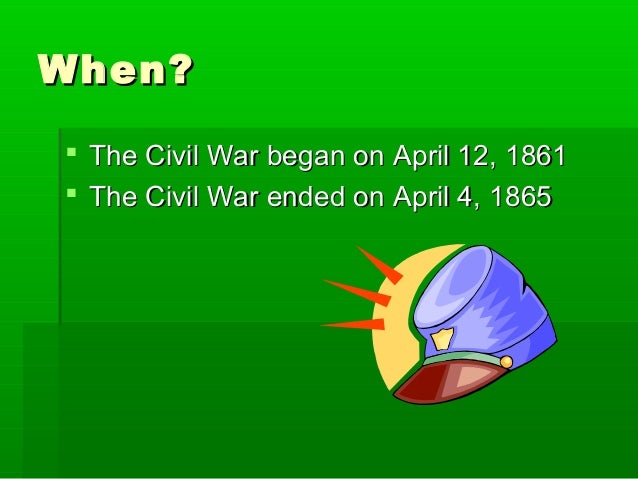 The civil war begins