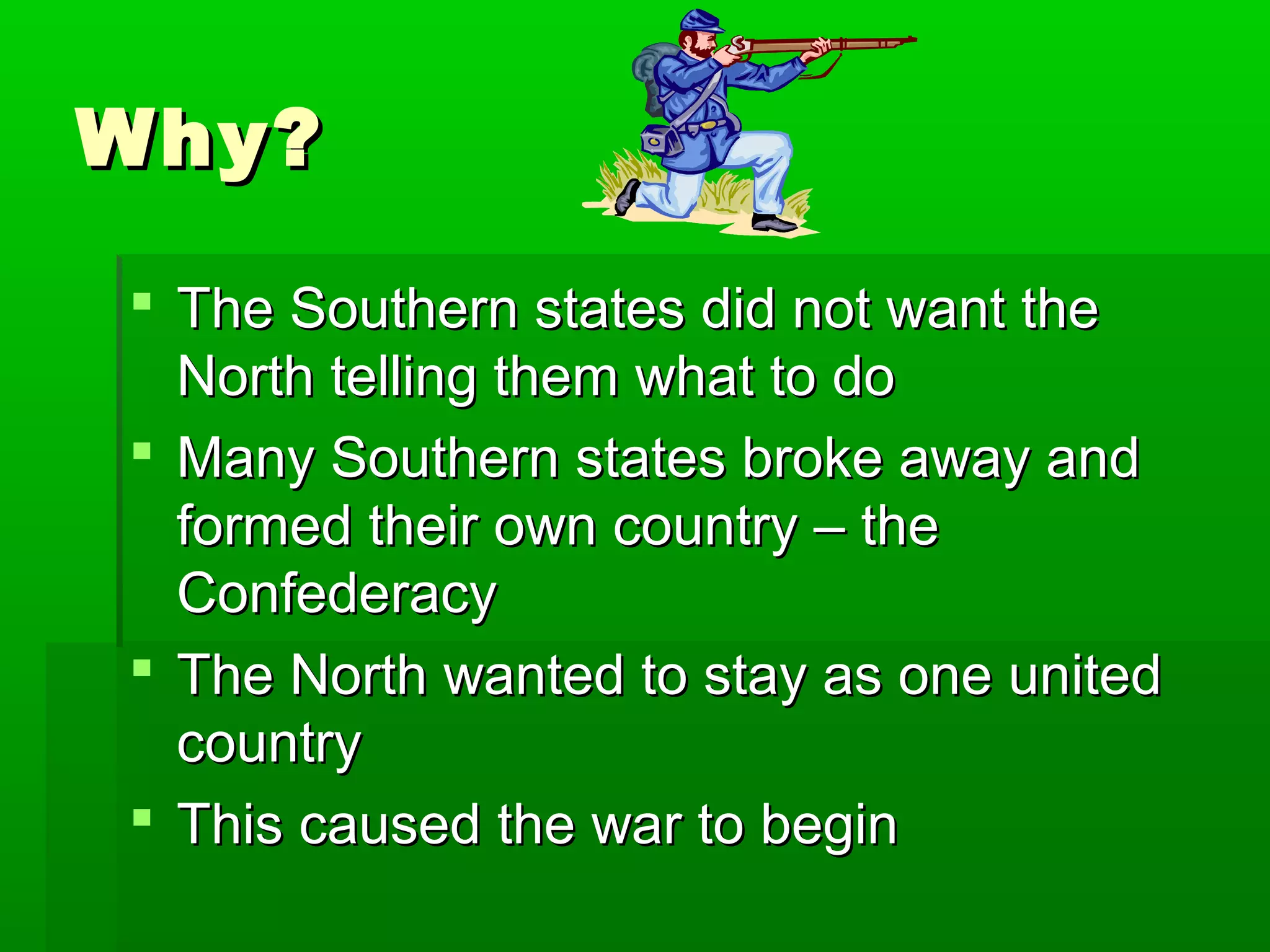 The civil war begins | PPT