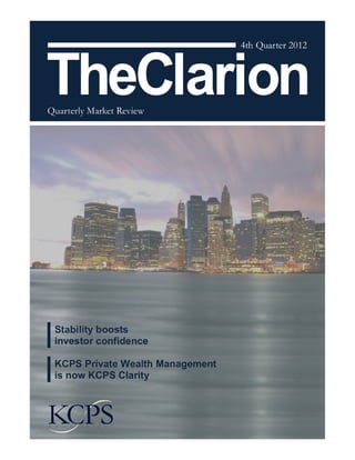 TheClarion, 4th Quarter, 2012