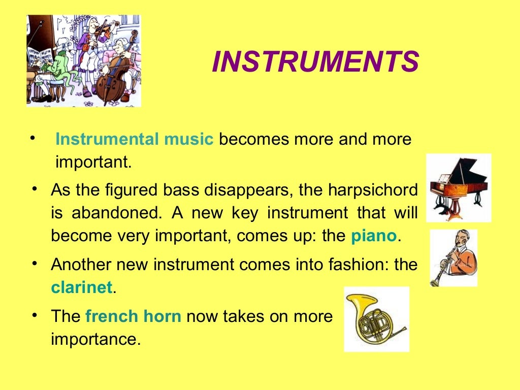 The Classical Period in music