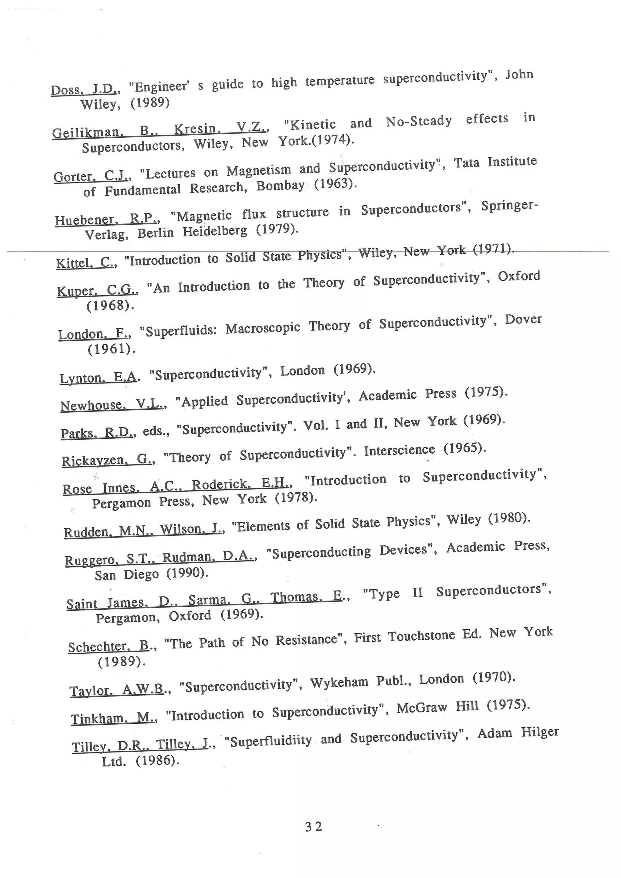 V. Palmieri - The classical superconductivity